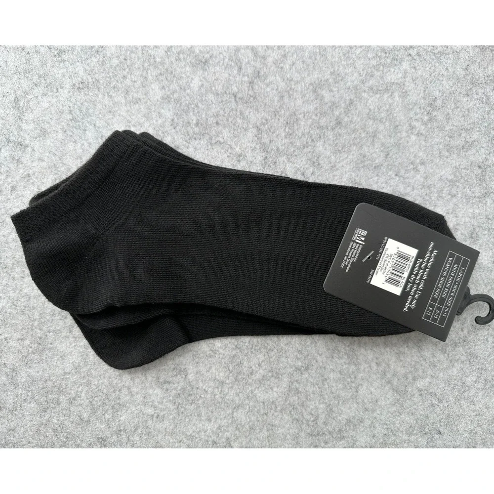 Beverly Hills Polo Club Socks Black Low-Cut ( 3 Pairs‎ ) Size Large 10-13 NWT